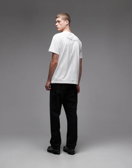 The North Face – Biały T-shirt z logo na plecach, 2 z 5