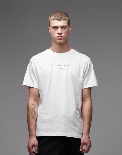 The North Face – Biały T-shirt z logo na plecach, 3 z 5