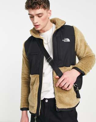 The North Face Black Box Denali sherpa fleece jacket in brown | ASOS