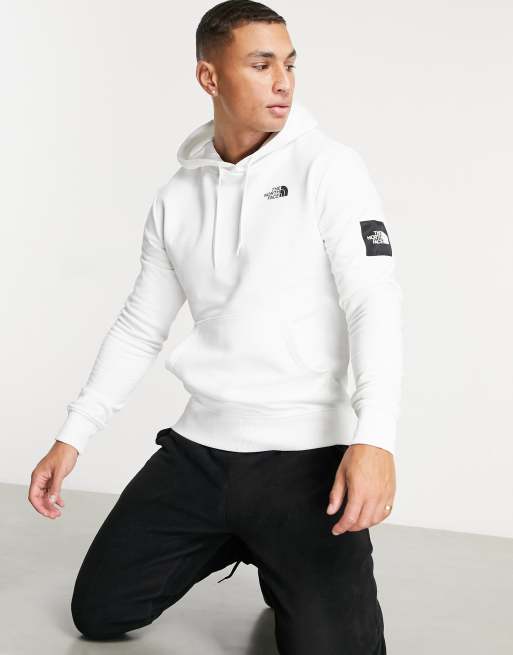 Verzending vitamine huid The North Face Black Box hoodie in white | ASOS