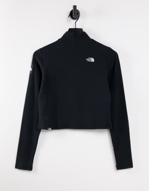 The North Face - Black Box - Sort T-shirt med lang ærmer og 1/4-lynlås, 2 af 4