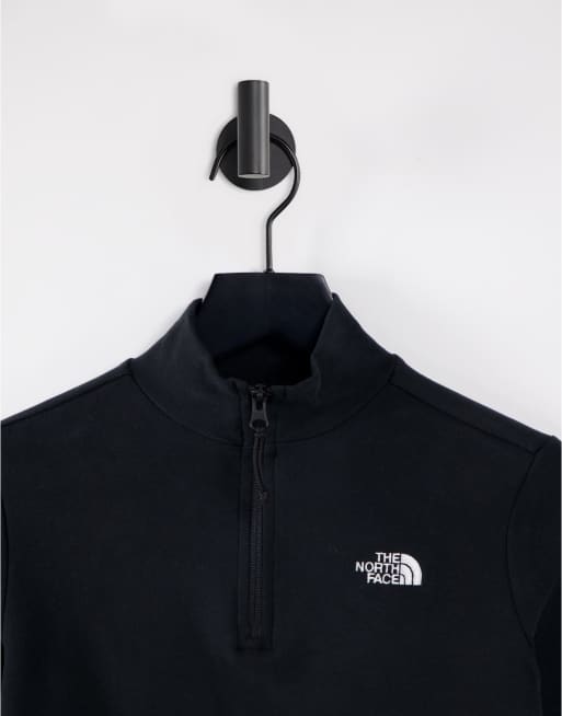 The North Face - Black Box - T-shirt manches longues à col zippé - Noir, 4 de 4