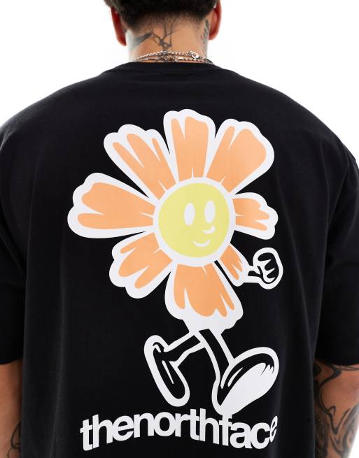 The North Face Bloom back print oversized t-shirt in black