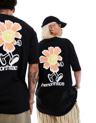 【超おすすめ】The North Face Bloom Oversized T-Shirt The North Face Bloom backprint oversized t-shirt in light