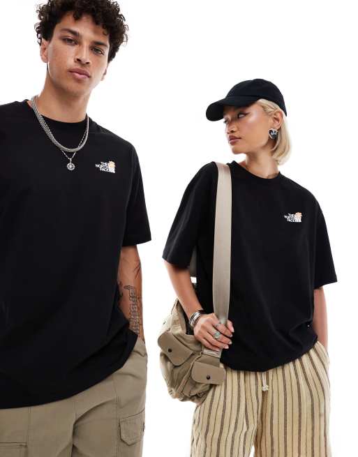 The North Face Bloom backprint oversized t-shirt in black | ASOS