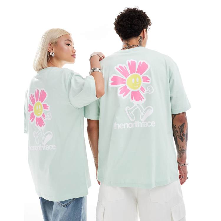 The North Face Bloom backprint oversized t-shirt in light
