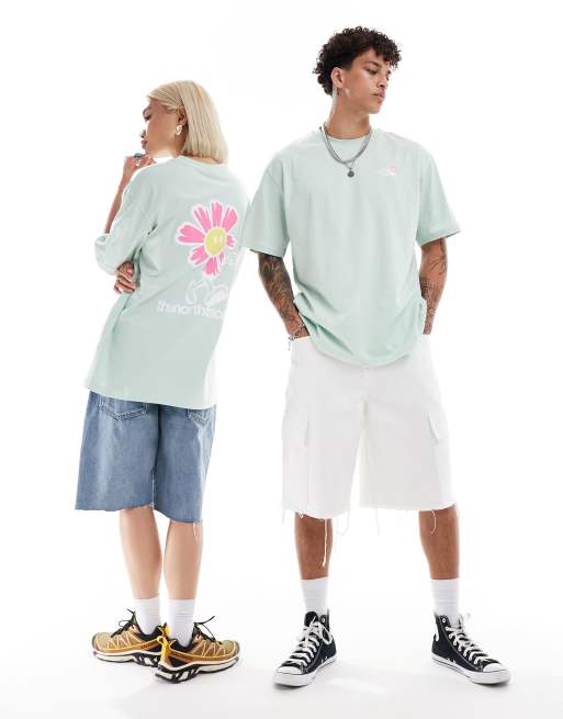 The North Face Bloom backprint oversized t-shirt in light