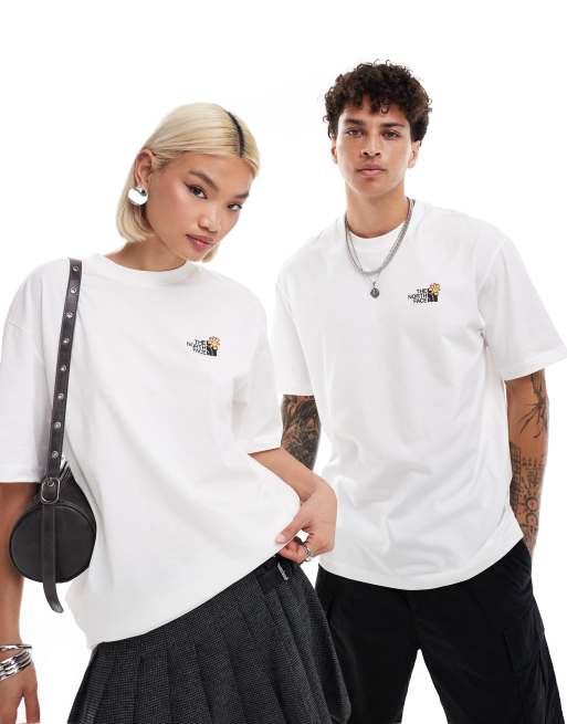 The North Face Bloom backprint oversized t-shirt in white | ASOS