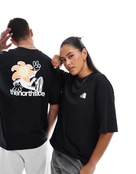 The North Face Blossom backprint oversized t-shirt in black exclusive to ASOS - view 1