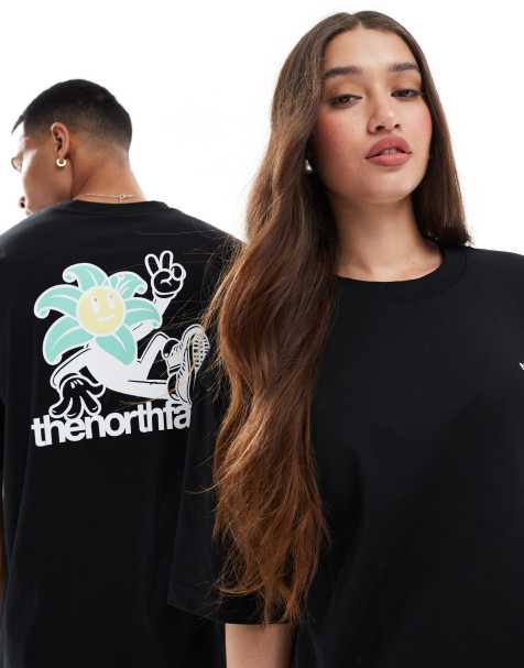 The North Face Blossom backprint oversized t-shirt in black exclusive to ASOS - view 1