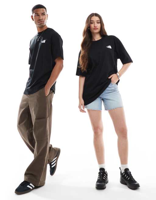 The North Face Blossom backprint oversized t-shirt in black exclusive to ASOS, 2 of 4