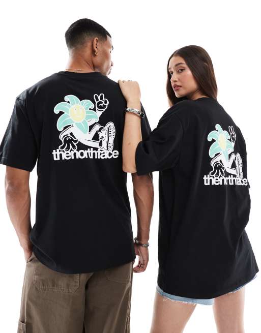 The North Face Blossom backprint oversized t-shirt in black exclusive to ASOS, 4 of 4