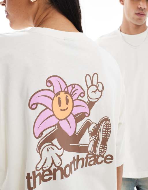 The North Face Blossom バックプリント オーバーサイズTシャツ The North Face Blossom backprint oversized t-shirt in off