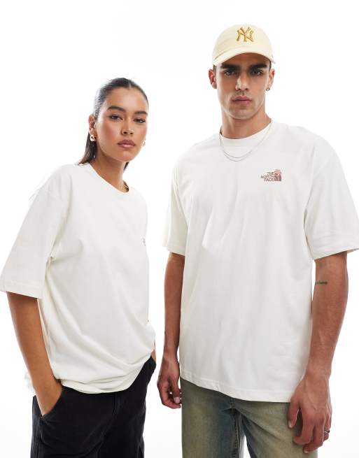 The North Face Blossom バックプリント オーバーサイズTシャツ The North Face Blossom backprint oversized t-shirt in off