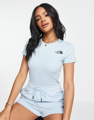 The North Face bodysuit in light blue