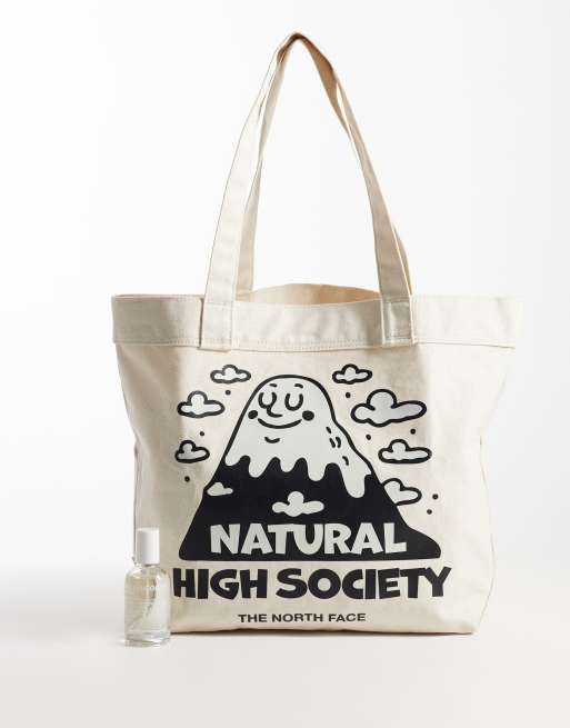 The North Face - bolsa tote gráfica blanca, 2 de 4