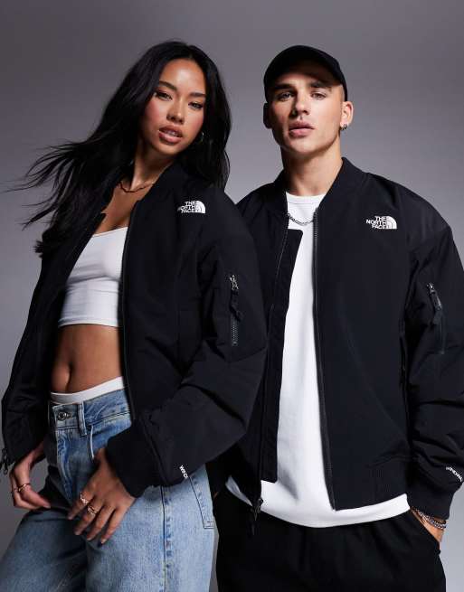 The North Face bomber jacket in black ASOS