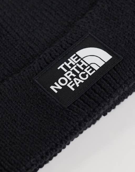 The North Face bonnet à revers avec logo carré noir, 2 de 3