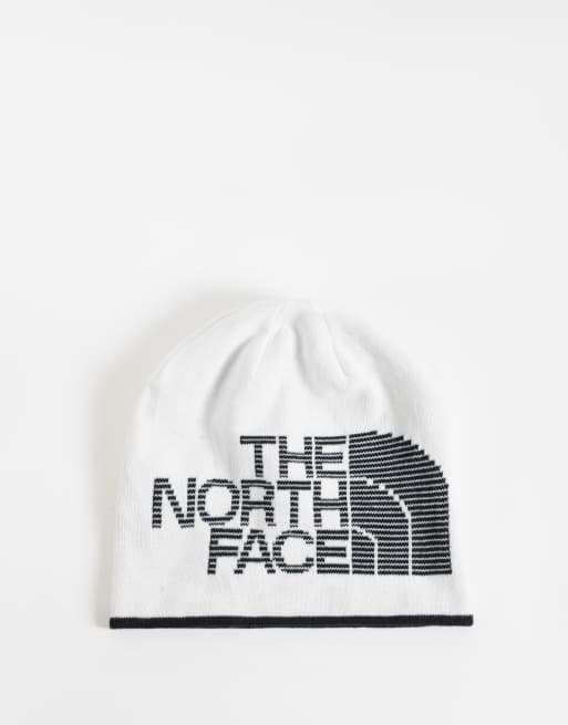 The North Face bonnet réversible Highline bleu marine et blanc, 3 de 3