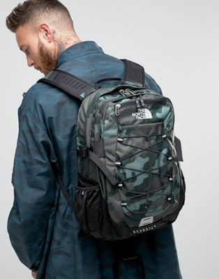north face camo backpack