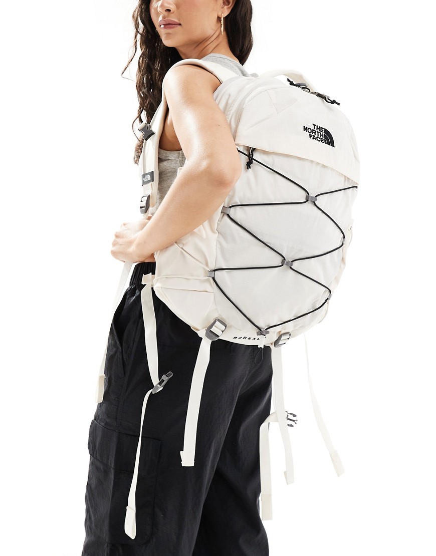 Shop The North Face Borealis Backpack In Cream-white