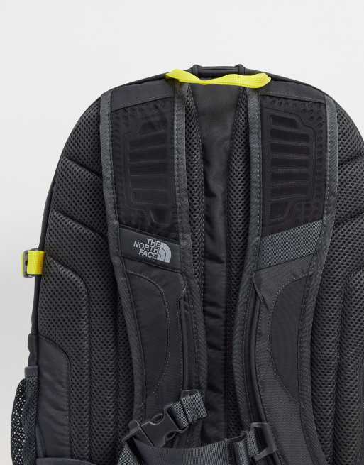 The North Face Borealis Backpack In Dark Gray Yellow Asos
