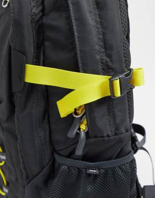 north face borealis backpack yellow