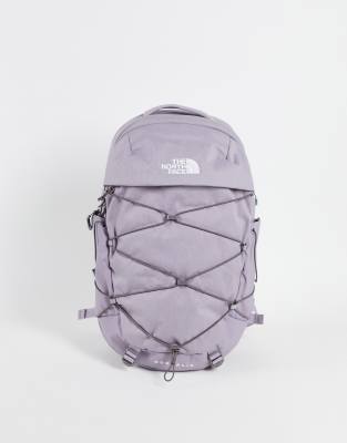 North face shop borealis backpack purple