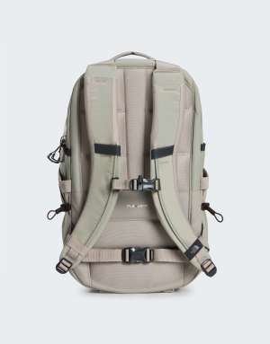 The North Face Borealis backpack in stone slab/dark chestnu