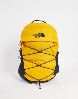 The North Face Borealis backpack in yellow