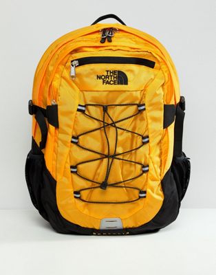 yellow face north borealis litres backpack classic asos