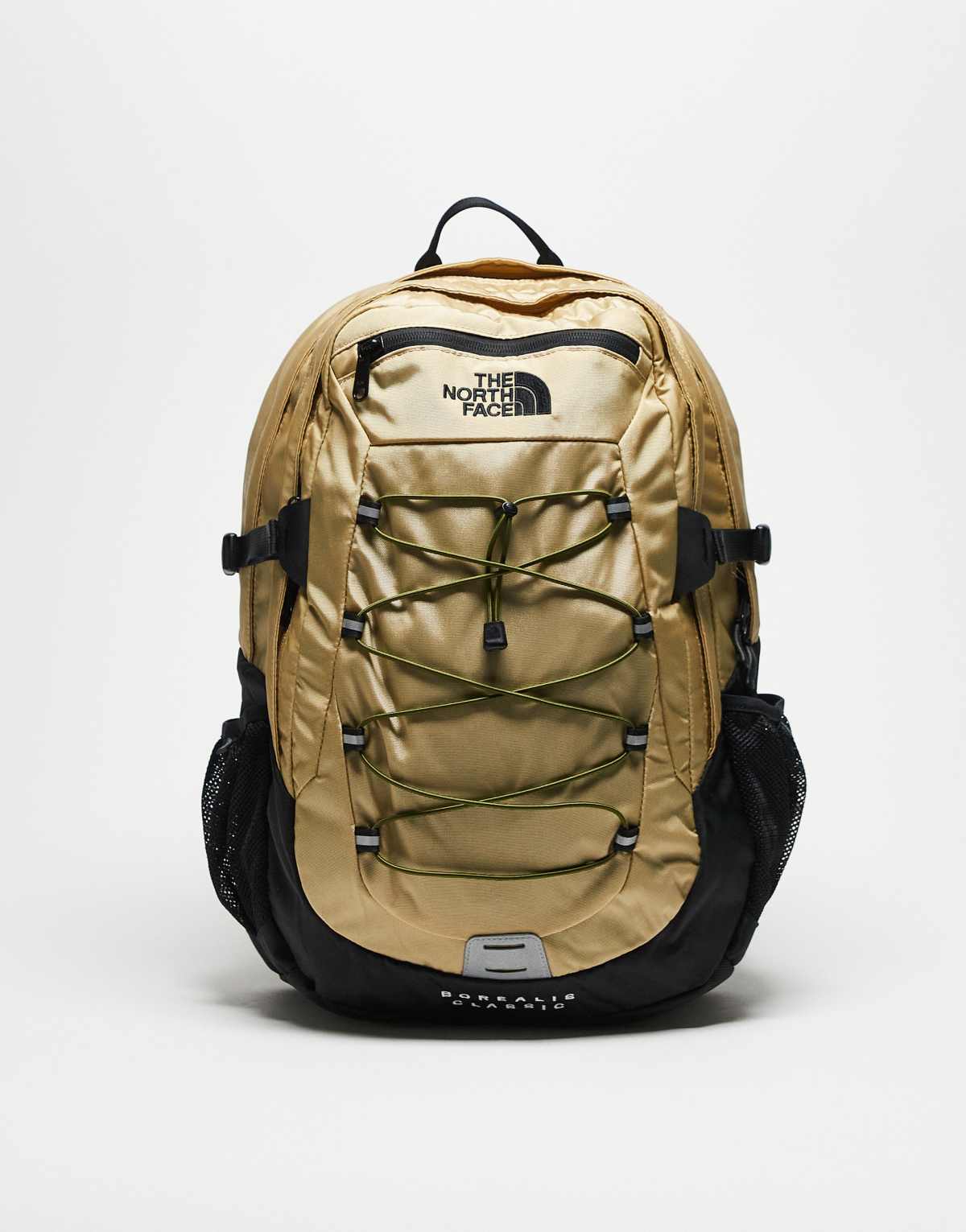 The North Face Borealis classic backpack in khaki and black