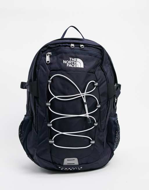 Navy north face store backpack