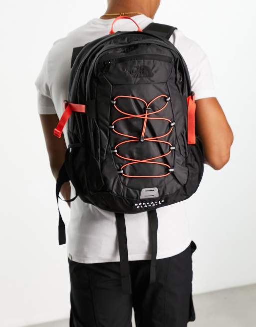 The North Face - Borealis Classic - Rugzak in grijs en oranje