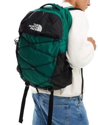 The North Face Borealis logo backpack in green