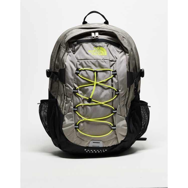 The North Face Borealis logo backpack in grey ASOS
