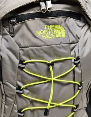 The North Face Borealis logo backpack in grey