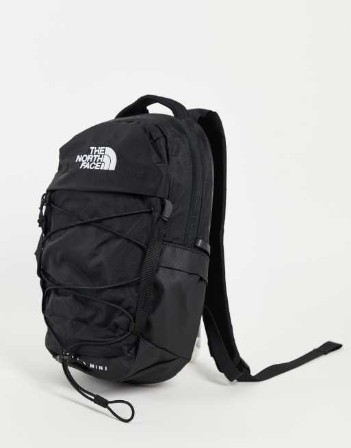 Small black north store face backpack