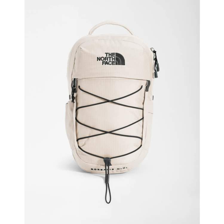 The North Face Borealis mini backpack in white and black | ASOS