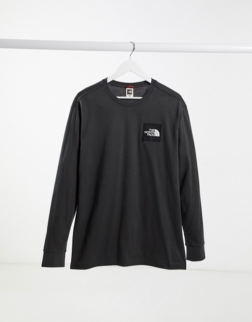 The North Face Boruda long sleeve t-shirt in grey