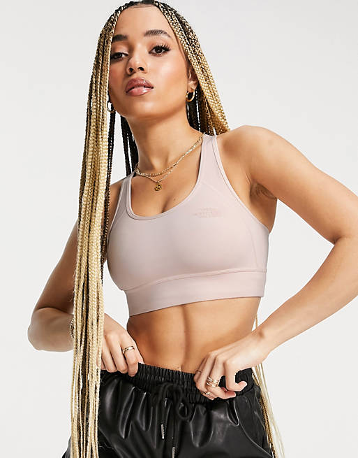 The North Face Bounce B Gone Sports bra in pink