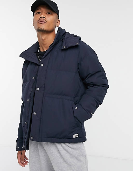 steeg Voorzichtig Let op The North Face Box Canyon jas in blauw | ASOS