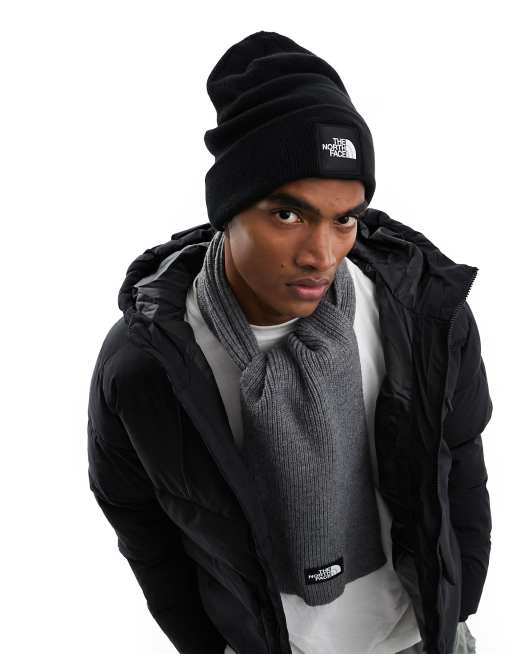 The North Face box logo beanie in black