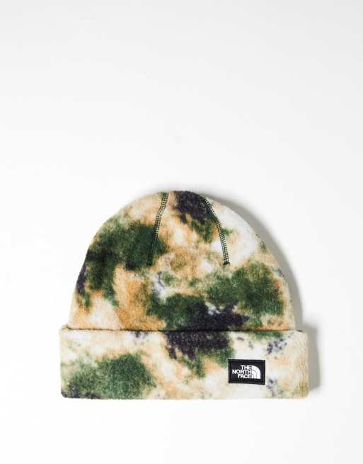 North face shop camo beanie