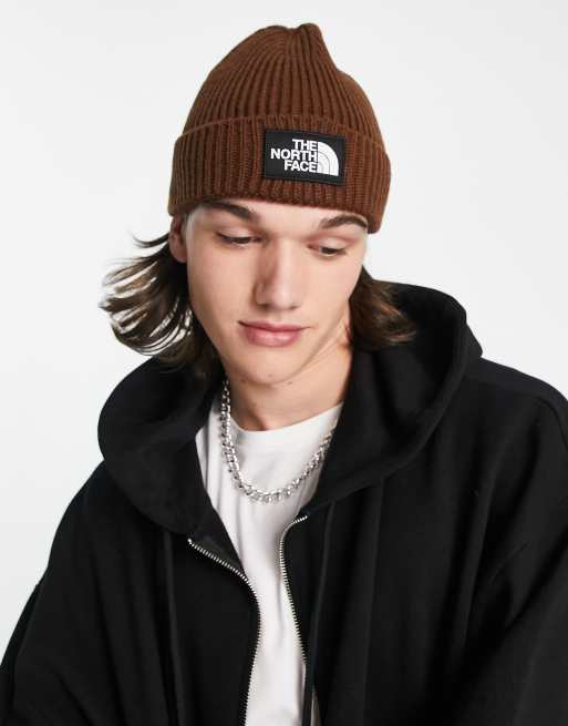 North face shop box logo beanie