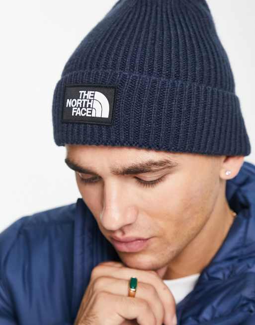 The North Face LOGO BOX UNISEX - Bonnet - blue/bleu marine