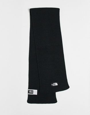 The North Face box logo knitted scarf in black - ASOS Price Checker