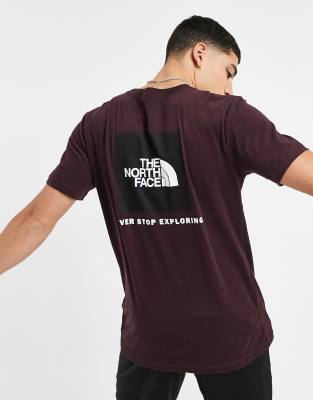 north face box logo t shirt