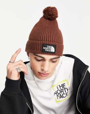 north face beanie pom hat