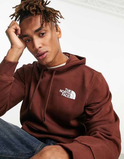 The north face sales brown hoodie